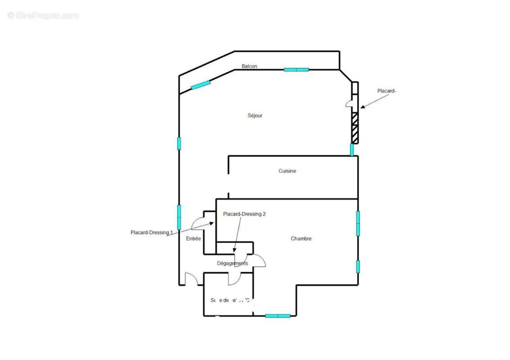 Floor Plan - Two-Unit Apartment Complex near Historic Centre