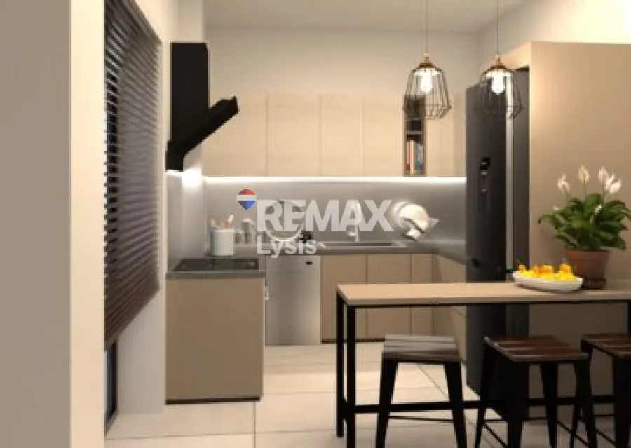 Cuisine - Apartment with City View in Kallithea