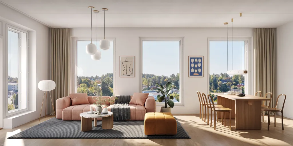 Soggiorno - Modern Apartment with Balcony in Helsinki