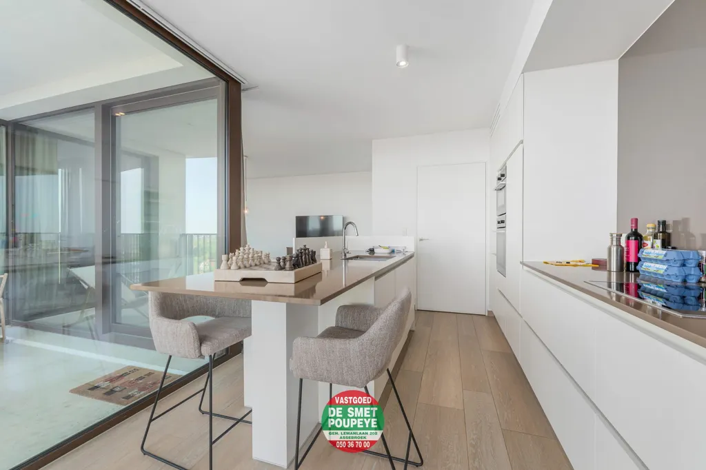 Cuisine - Appartement avec Vue Panoramique à Bruges