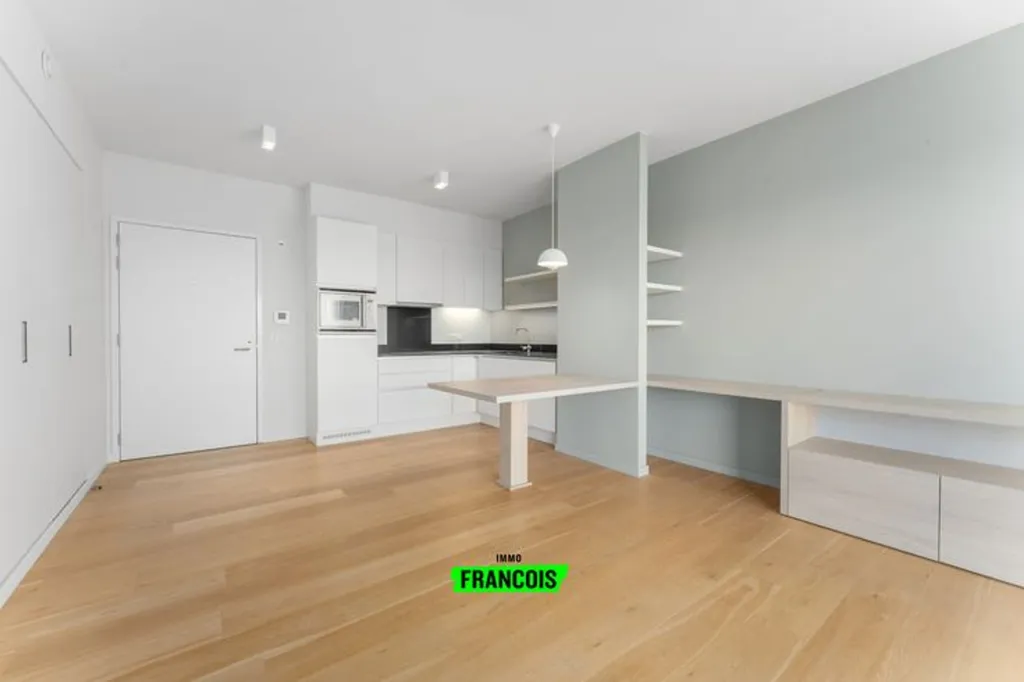 Cuisine - Appartement-Service Luxueux avec Vue Golf à De Haan