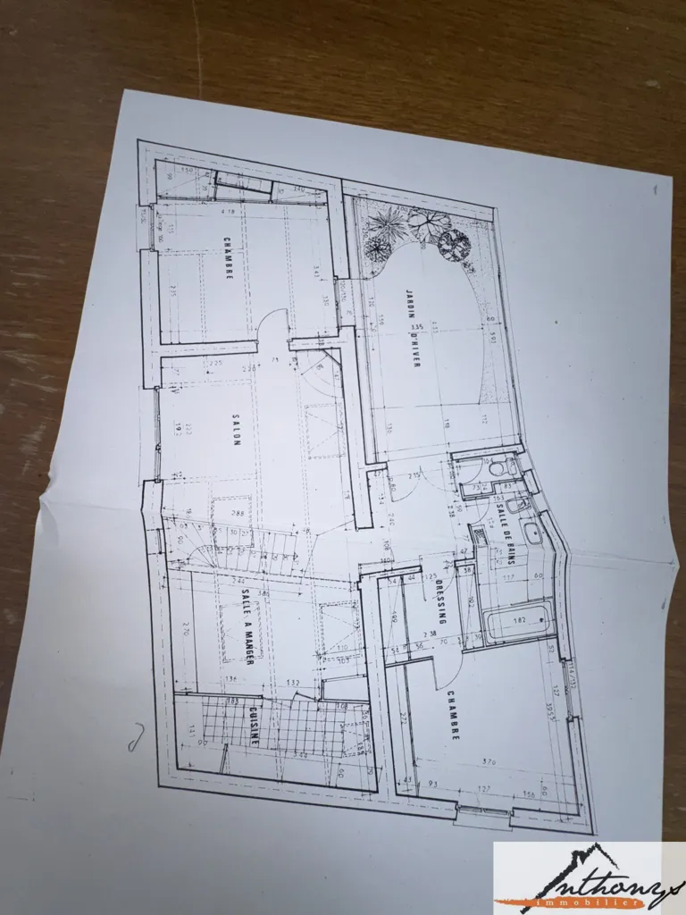Plan - Appartement avec véranda à Rosny-s/Bois