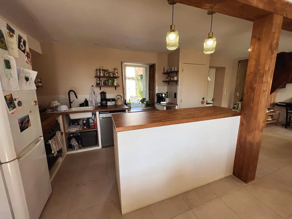 Cuisine - Maison de Village avec Jardin à Mialet
