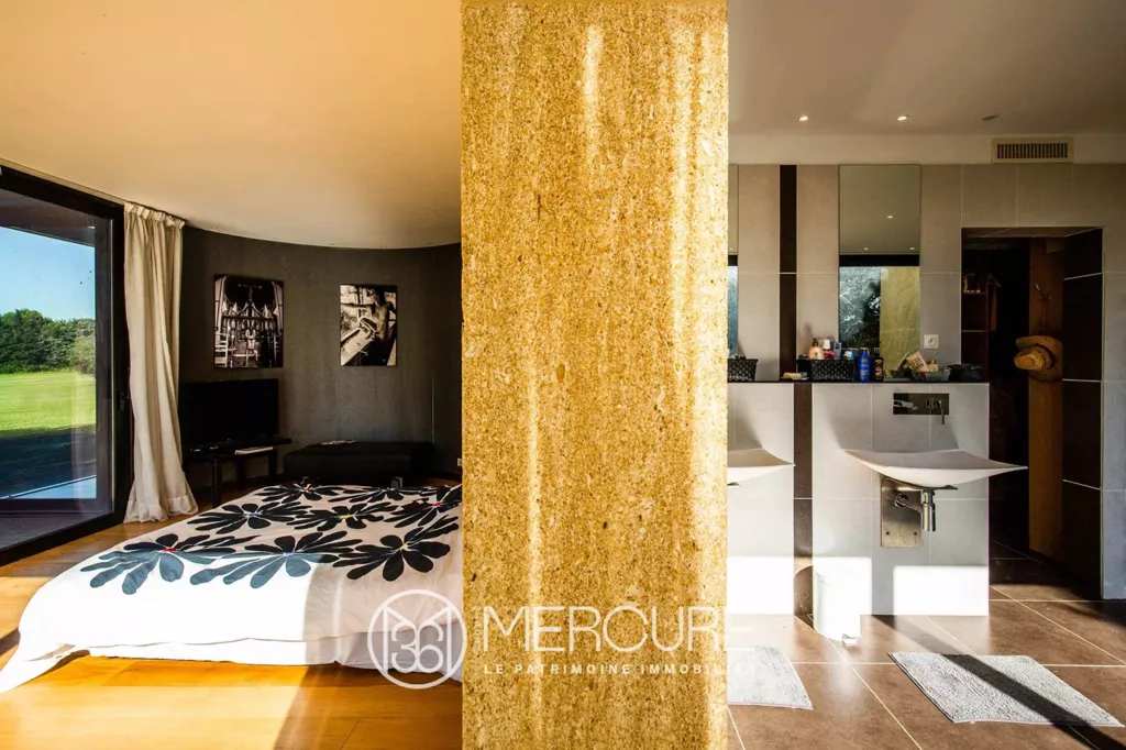 Camere da letto - Architectural Villa with Pool near Carcassonne