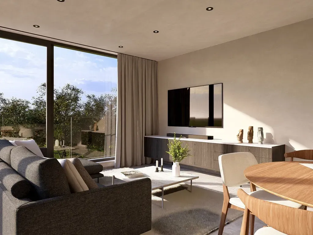 Séjour - Appartement Neuf à Kortemark avec Vues Lumineuses