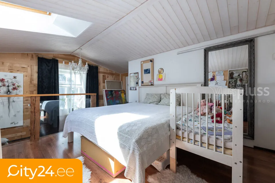 Chambres - Attic Flat with Terrace in Tartu Centre