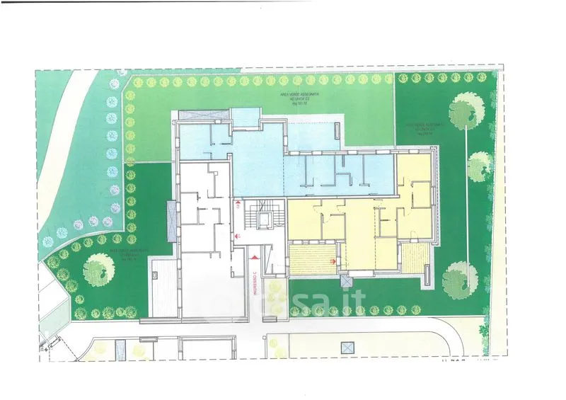 Plaan - Attico with Terrace in Sacile Centre
