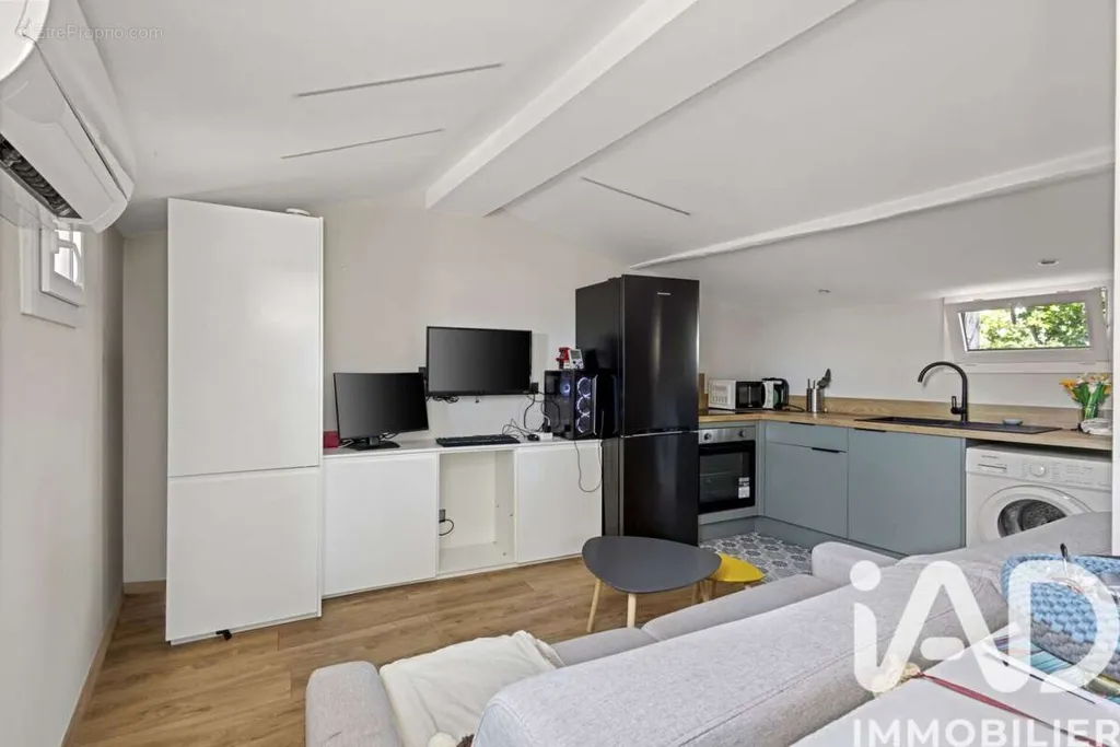 Köök - Studio with Sea View in Marseille 6th