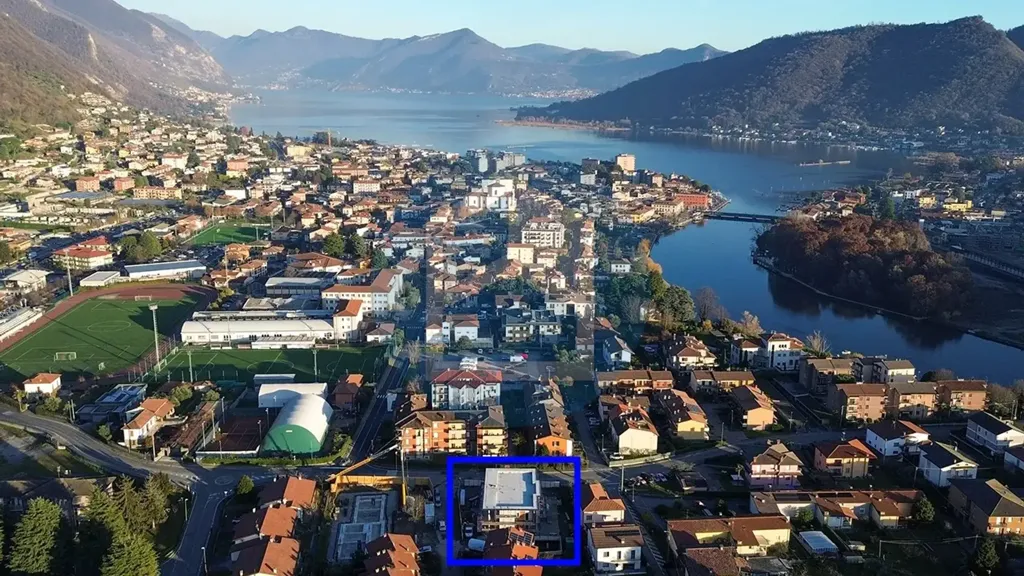 Õhuvaade - Contemporary Apartment with Garden in Sarnico
