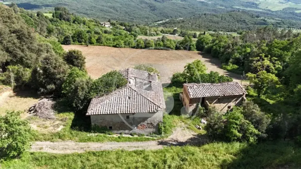Vue aérienne - Rustic Casale with Panoramic Views in Gambassi Terme