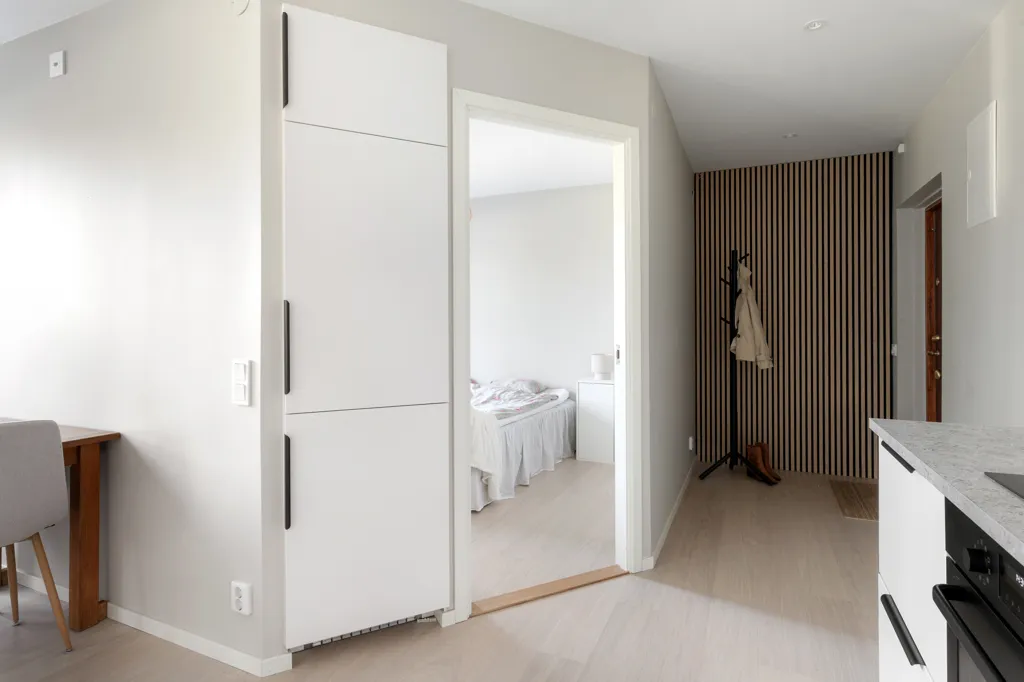 Kitchen - Modern Studio Flat with Park View in Gothenburg