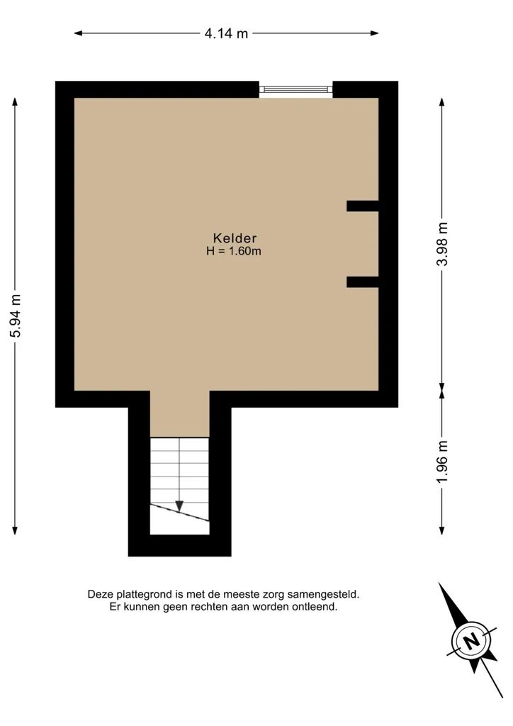 Plan - Maison 4 pièces à Utrecht