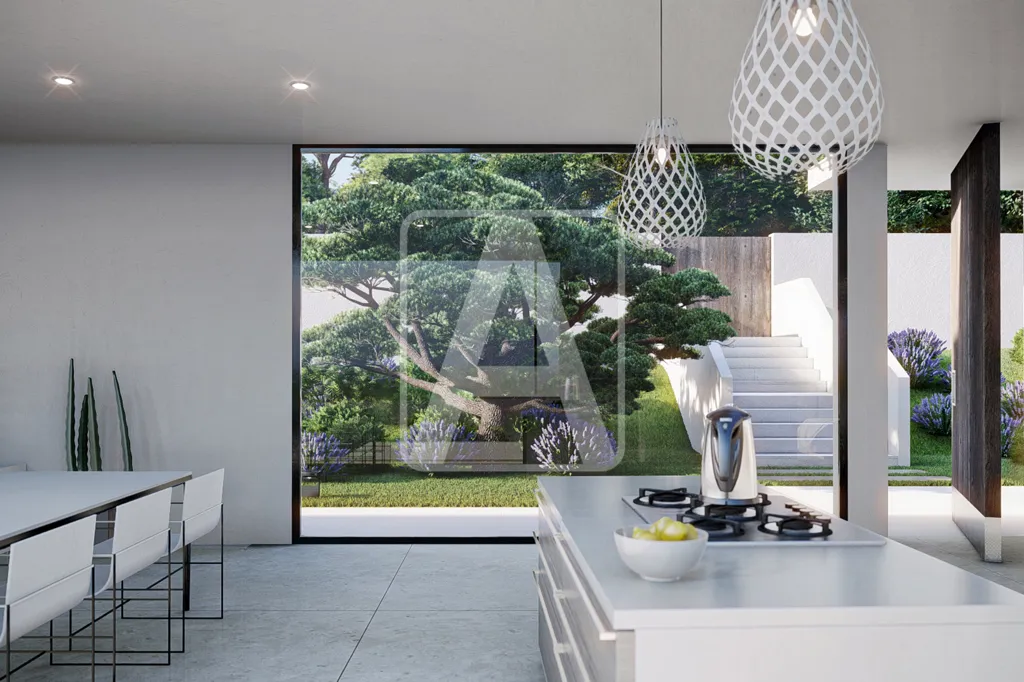 Kitchen - Modern Villa with Sea Views in Altea