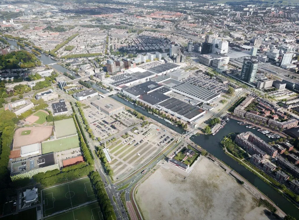 Vue aérienne - Future Apartment in Utrecht's Beurskwartier