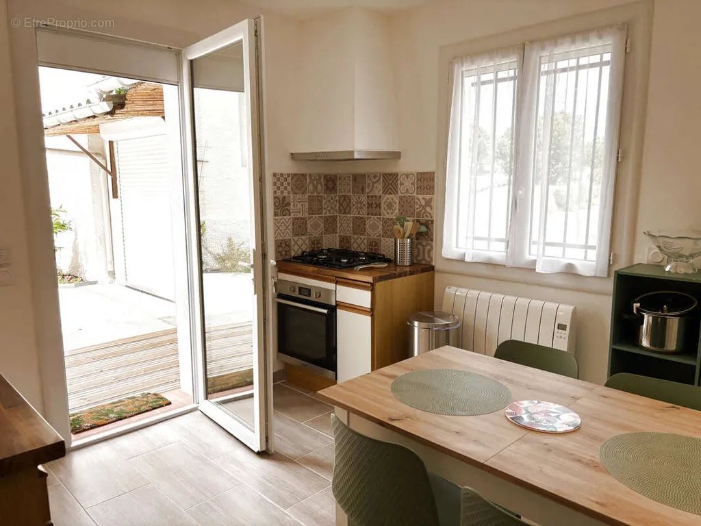 Köök - Renovated Maison with Terraces near Perpignan