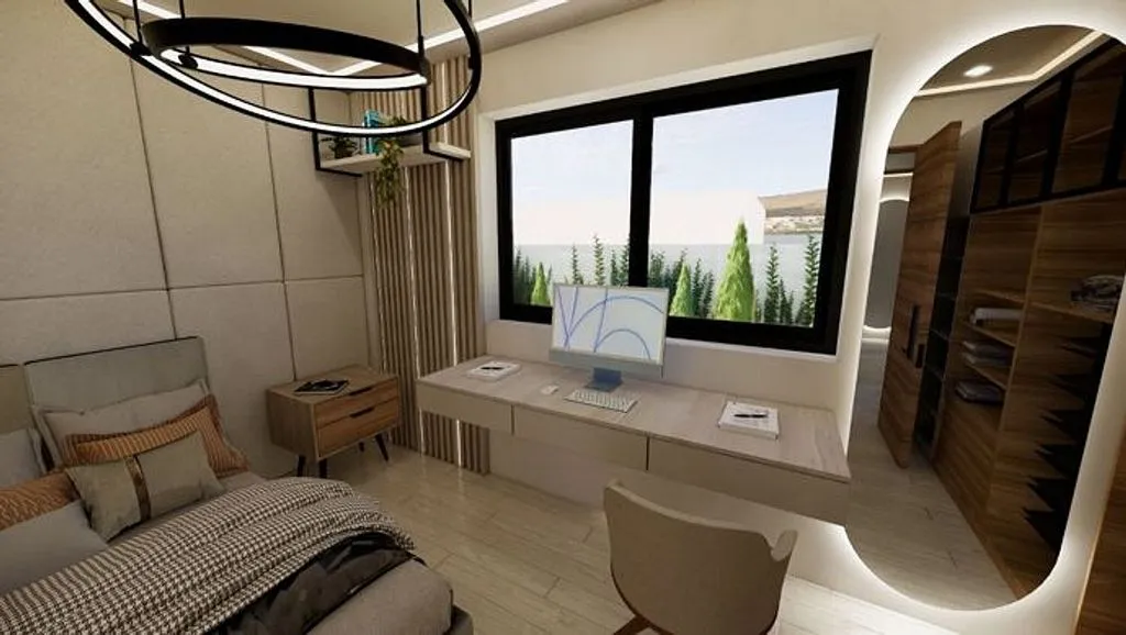 Bedrooms - Contemporary House with Pool in Sant Muç