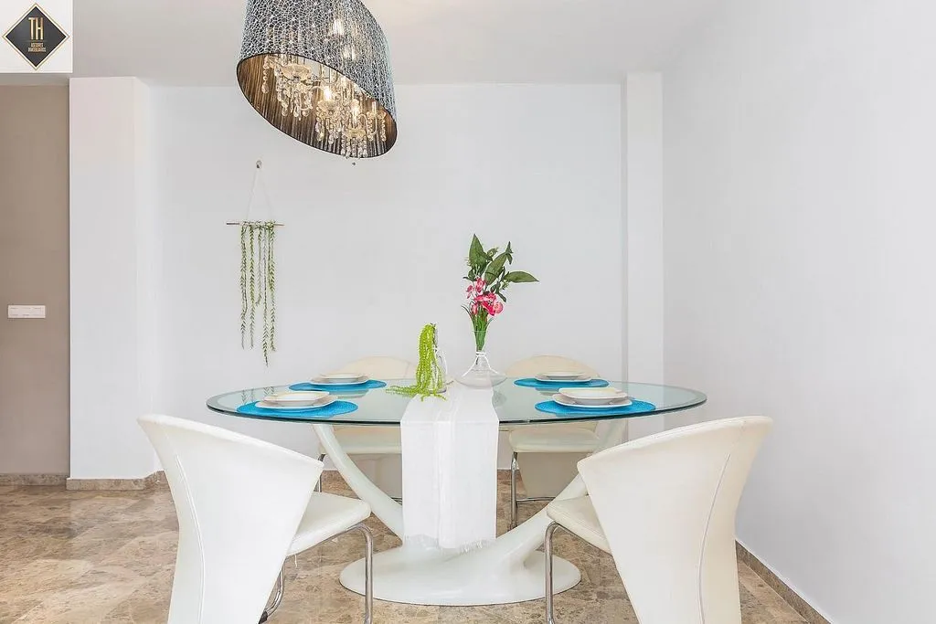 Dining Room - Duplex with Terrace and Pool in Puerto de la Torre