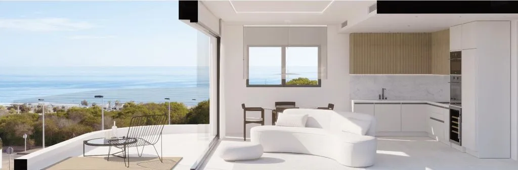 Living Room - Luxury Flat with Sea View in Torrevieja