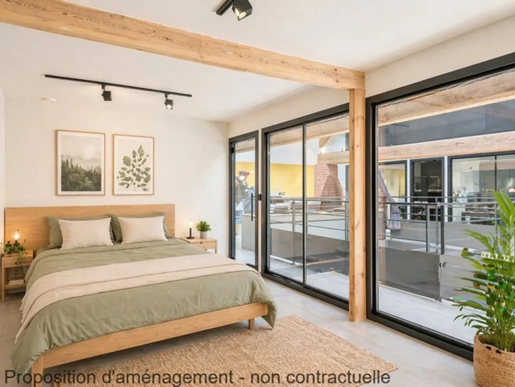 Bedrooms - Contemporary House with Terrace in Donceel