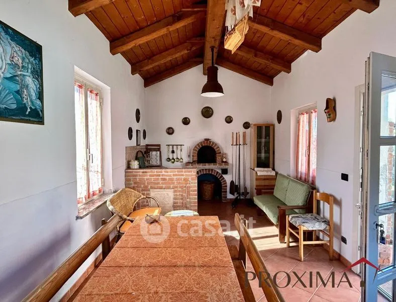 Sala da pranzo - Rustic Semidetached House with Alpine View in Villanova d'Asti