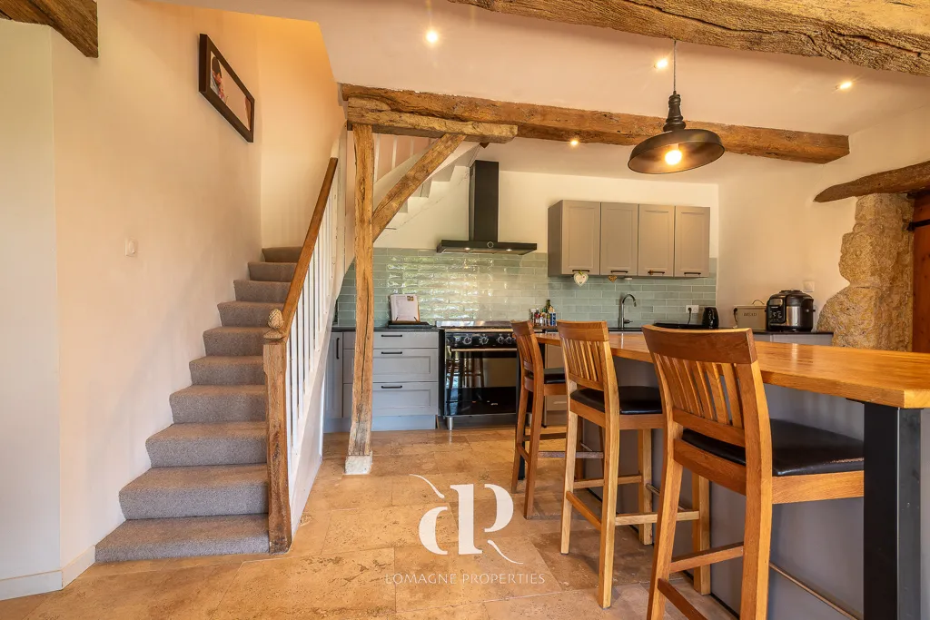 Köök - Renovated Cottage with Pool in Lectoure