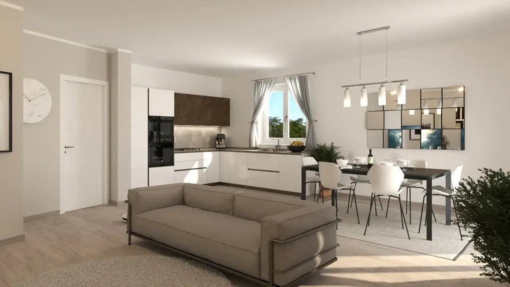 Newly Built Attic Apartments with Terraces in Empoli