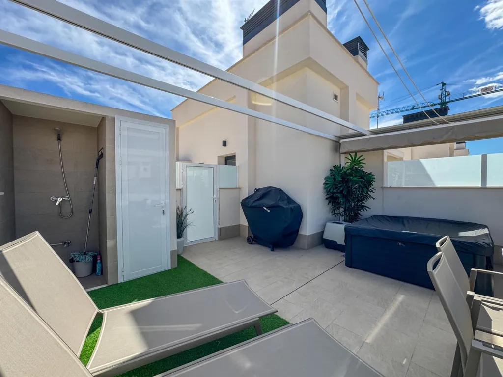 Terrasse - Duplex with Rooftop Solarium in Playa del Cura