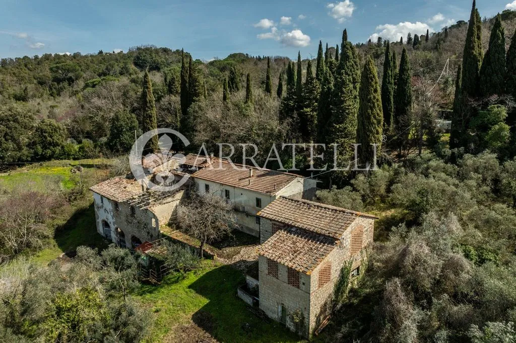 Vista aerea - Rustic Complex with Olive Grove in San Casciano