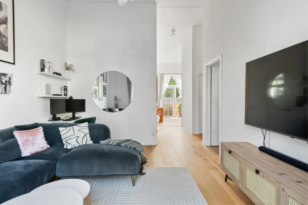 Elutuba - Apartment with Balcony in Täby Park
