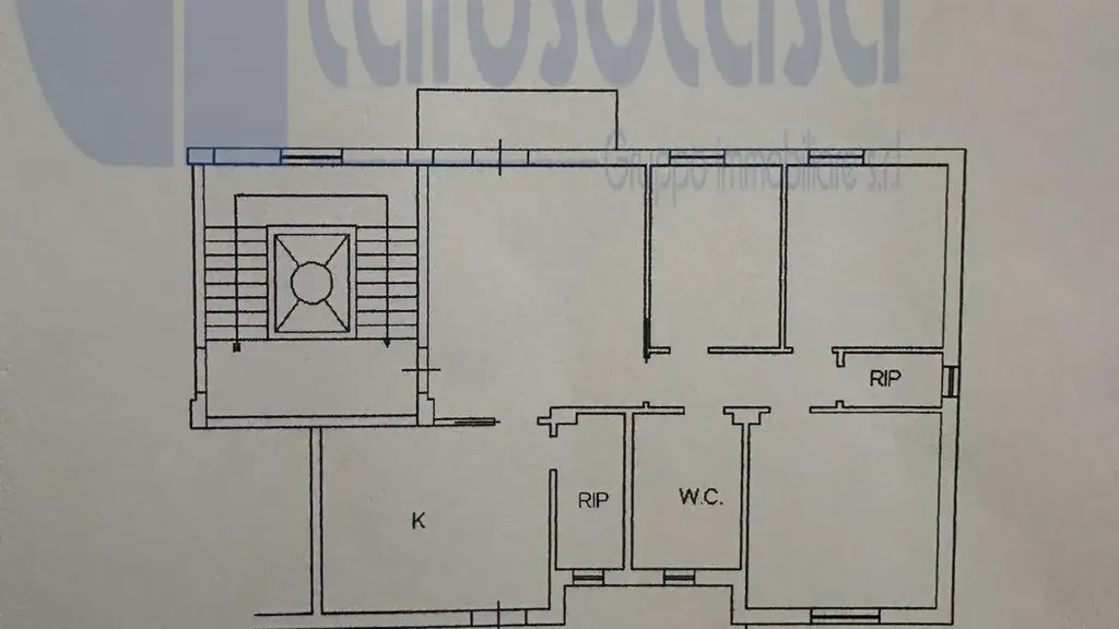 Plan - Apartment with Sea and Volcano View in Augusta