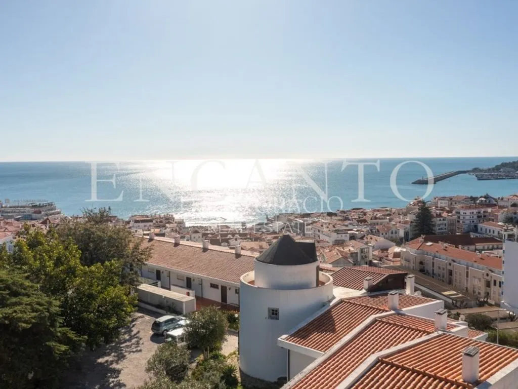 Vue aérienne - Restored Mill House with Sea Views in Sesimbra