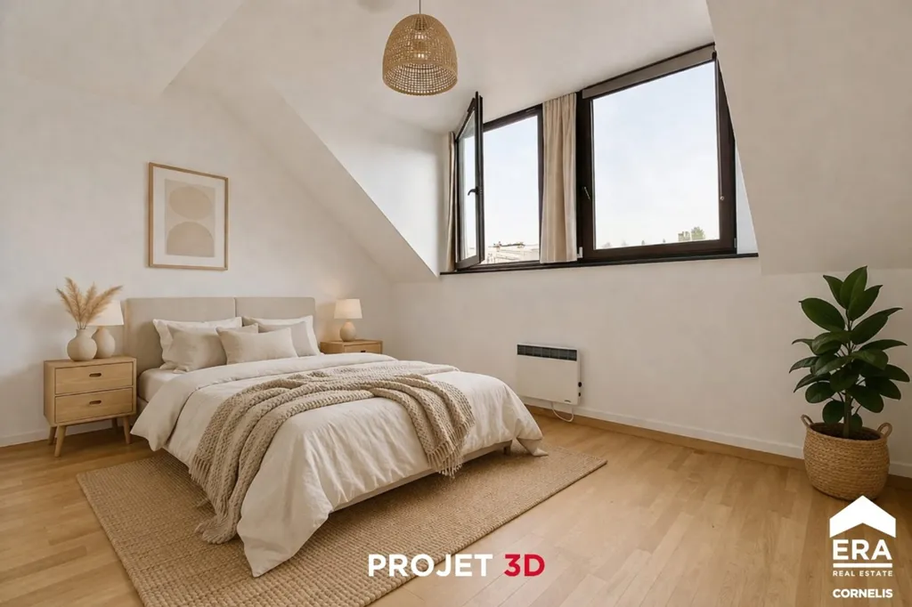 Camere da letto - Duplex Apartment with Terrace in Anderlecht