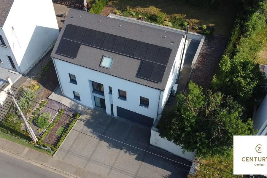 Õhuvaade - Contemporary House with Garden in Messancy