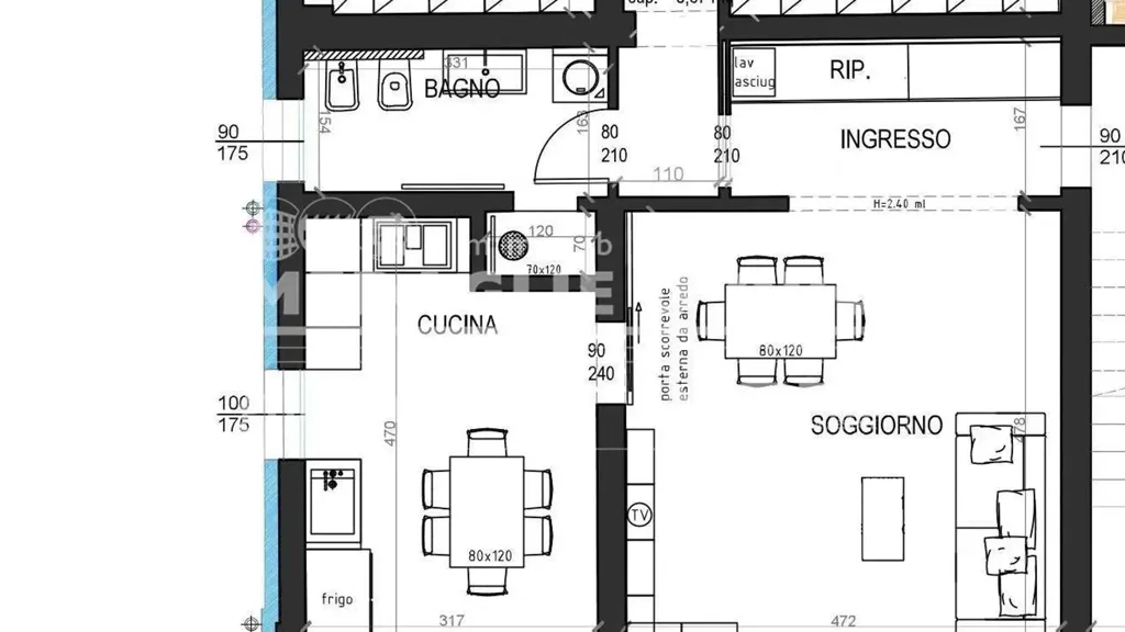 Plaan - Luxury Flat with Balcony in Modena