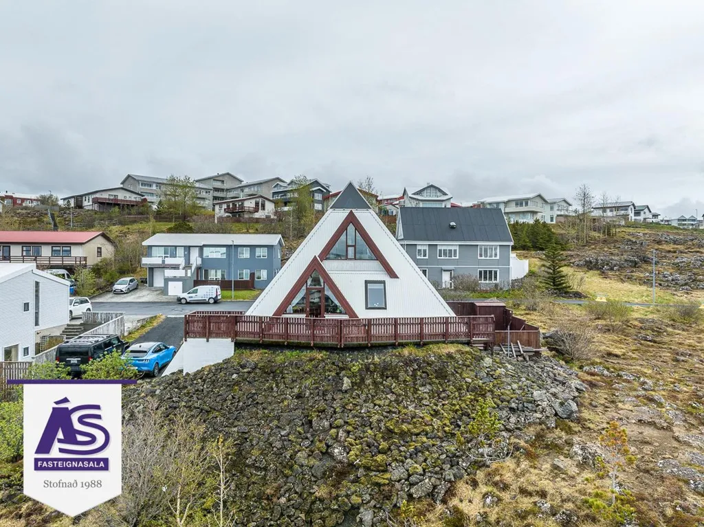 Vue aérienne - Terraced House with Garden in Hafnarfjörður