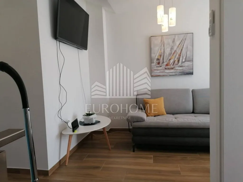 Séjour - Two-Bedroom Apartment with Sea View in Pašman