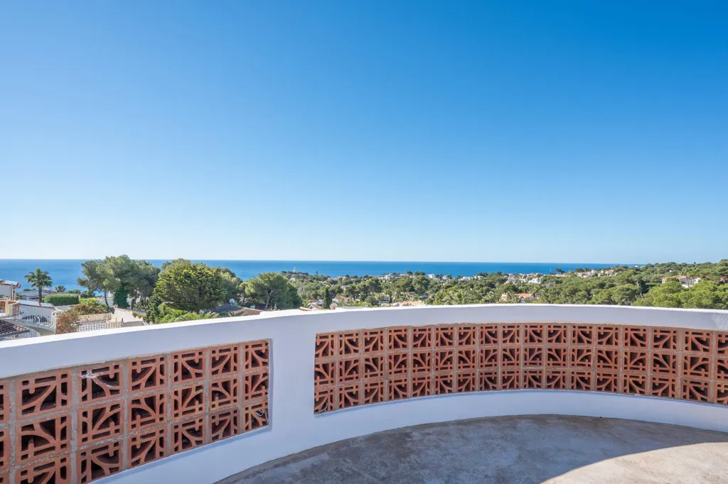 Terrasse - Chalet with Sea View and Pool in Cap Martí