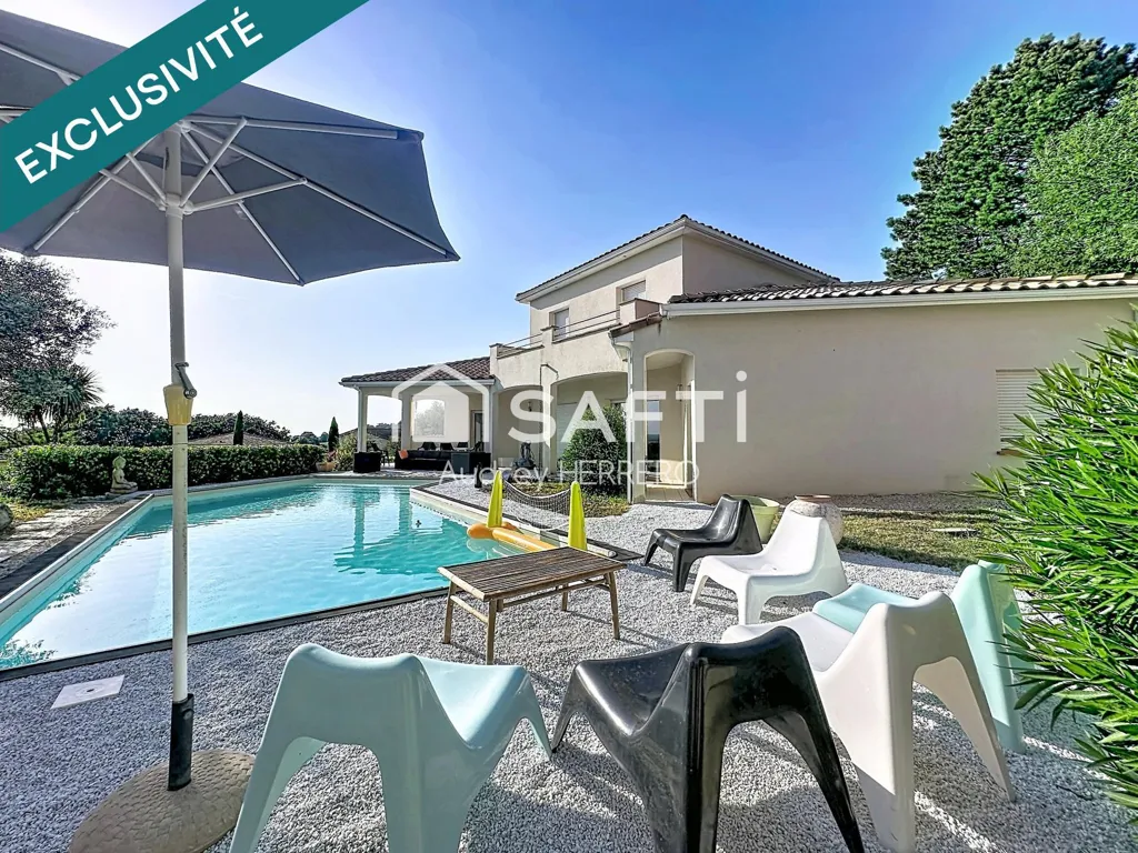Bassein - Spacious House with Pool on Castelginest Côteaux