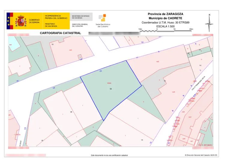Plot with Development Potential in Cadrete