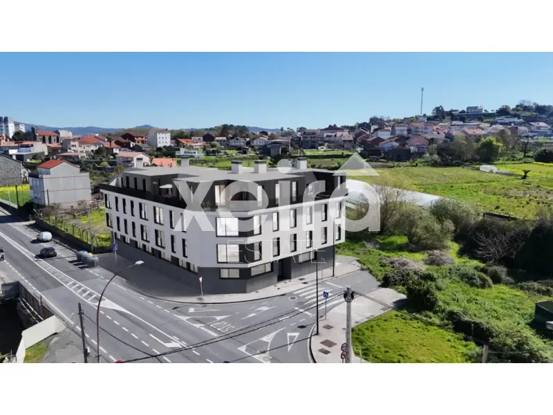 Vue aérienne - Modern Flat with Parking in Vilagarcía de Arousa