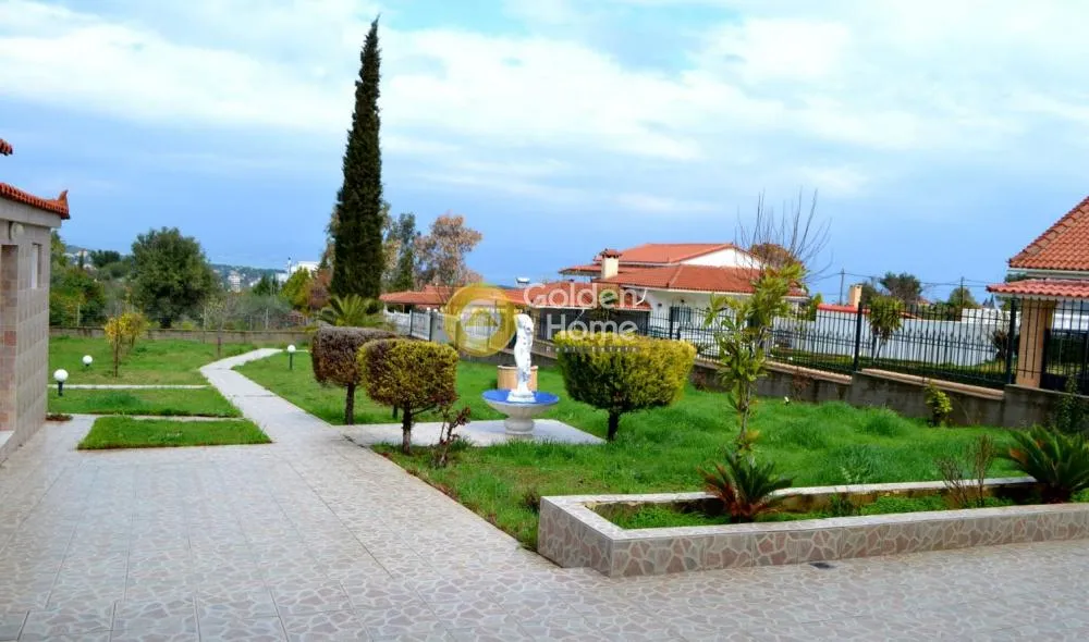 Jardin - Detached Villa with Sea View in Oinofyta