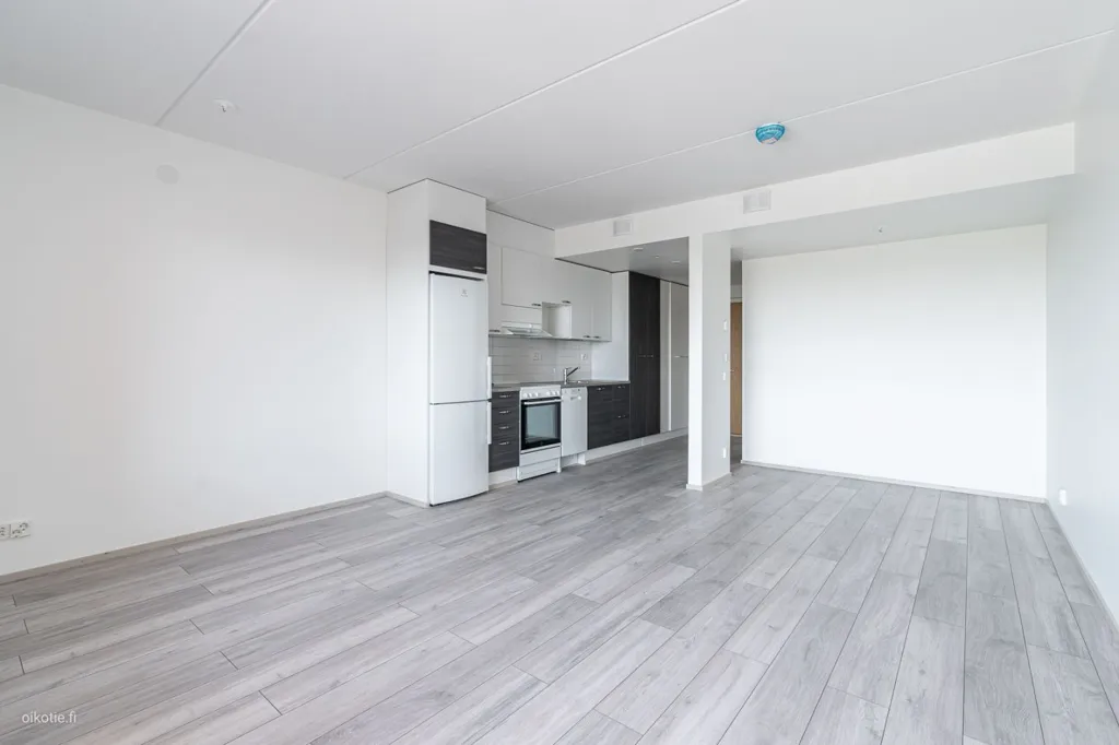 Living Room - Modern Flat with Balcony in Keimola, Vantaa