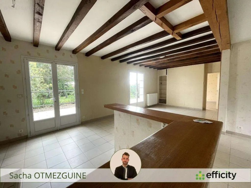 Cuisine - Pavillon avec Grand Terrain Arboré à Yzeure-sur-Creuse
