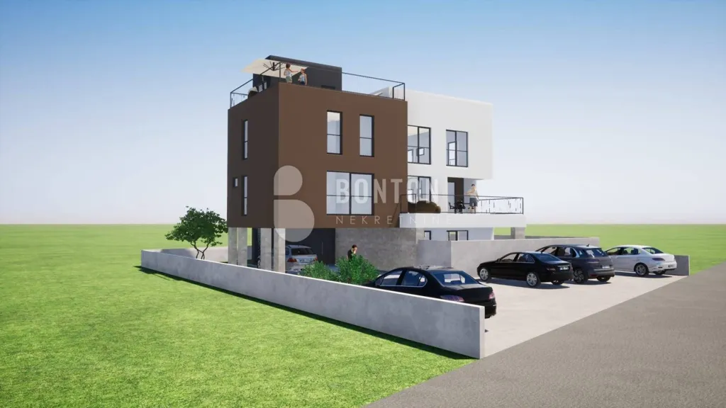 Two-Storey Apartment with Sea View in Zaton, Nin