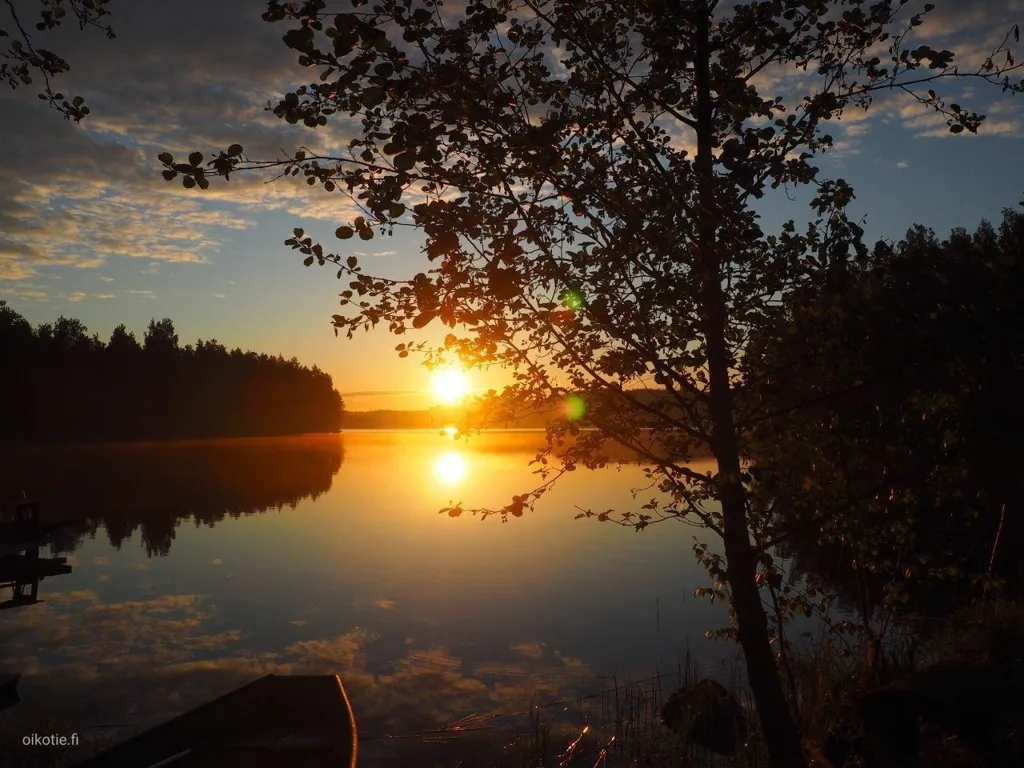 Garden - Detached House with Lake View in Sysmä