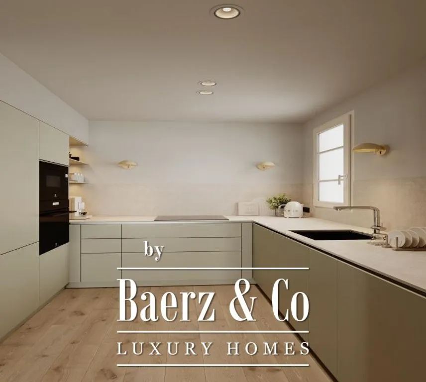 Köök - Luxury Flat with Balcony in Barcelona Eixample