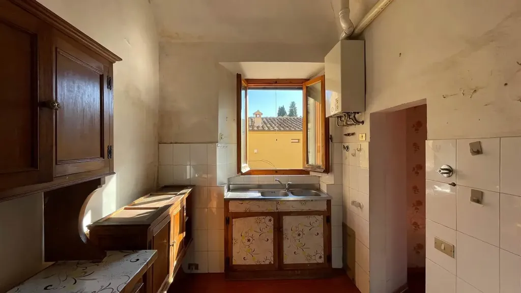 Köök - Apartment with Garden in Florence