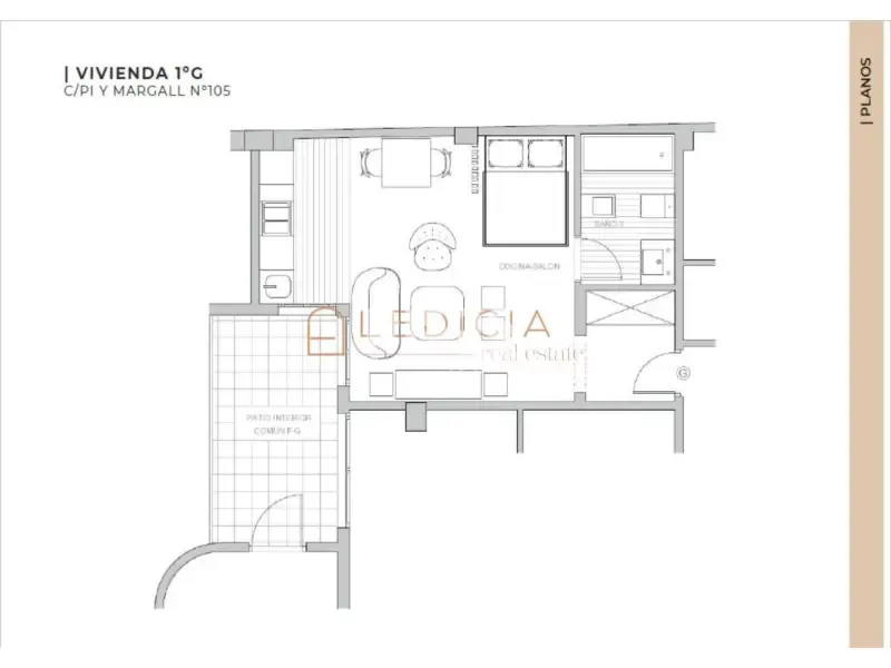 Plaan - Studio with Garage Option near Barrio del Cura