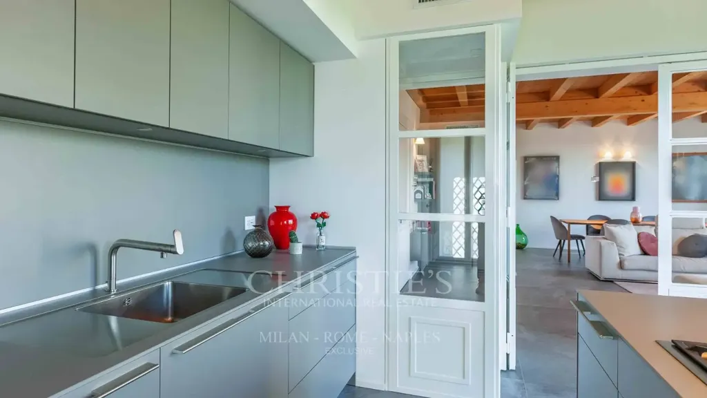Cuisine - Semi-Independent Villa with Garden in Montevecchia