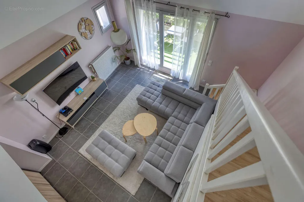 Séjour - Appartement Duplex avec Terrasses à Grenoble